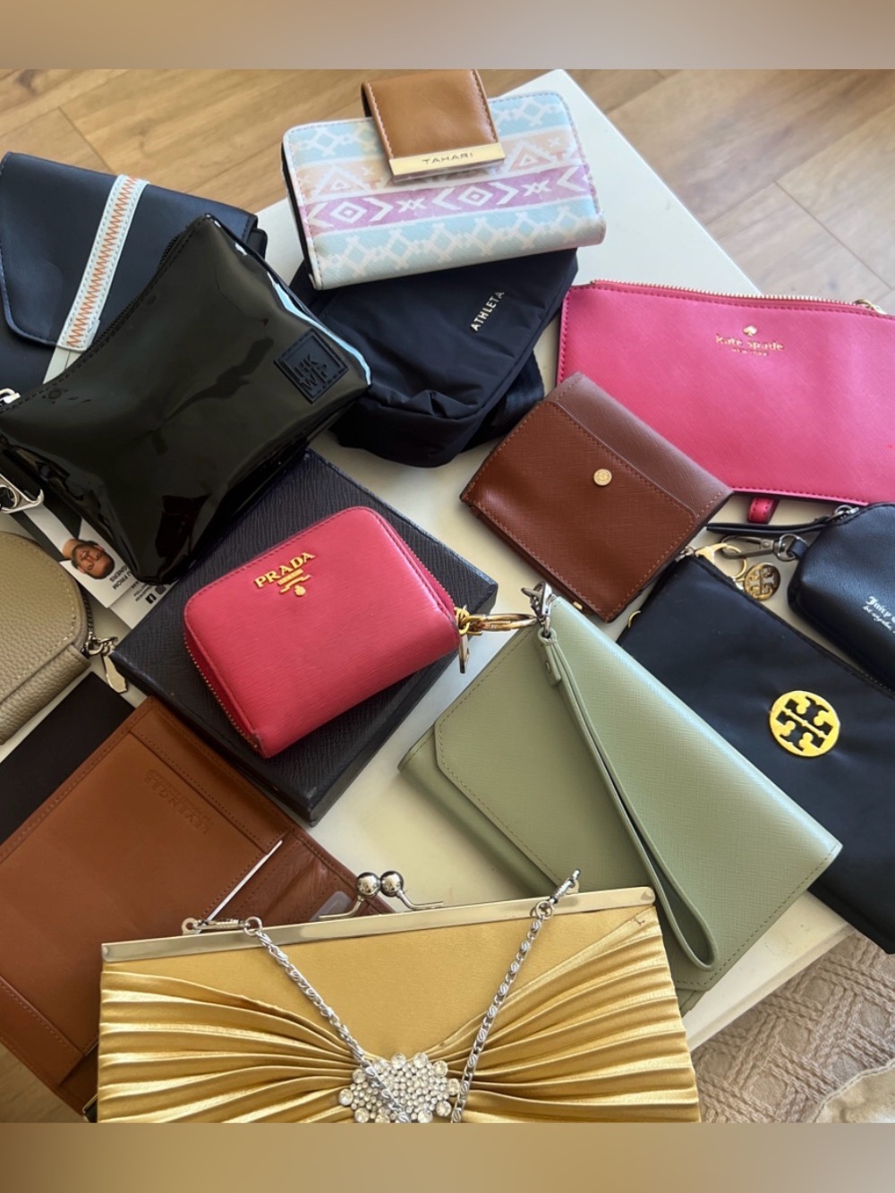 50% OFF-Bundle of Wallets- Prada (auth)/Tory Burch/ Nordstrom/ Tahari/ Kate Spad